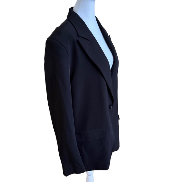 Vince Camuto Women’s XL Black One-Button Blazer Jacket NWT Style V362948V - Picture 3 of 6